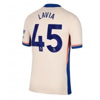 Chelsea Romeo Lavia #45 Vonkajší futbalový dres 2024-25 Krátky Rukáv